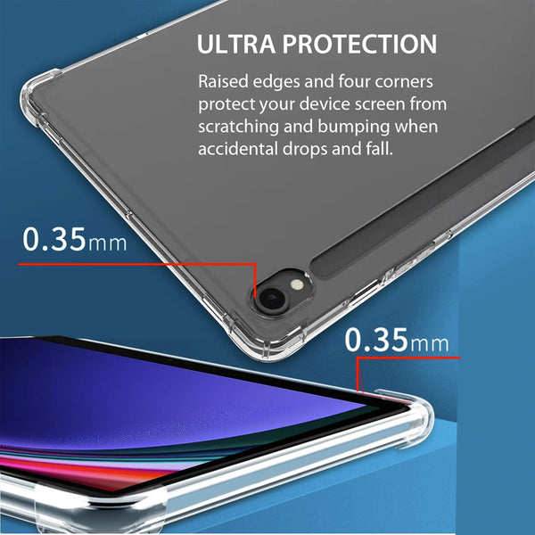 Clear Bumper Case for Samsung Galaxy Tab S9