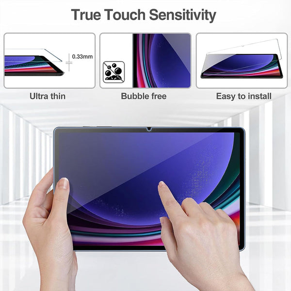 Glass Screen Protector for Samsung Galaxy Tab S9 FE Plus