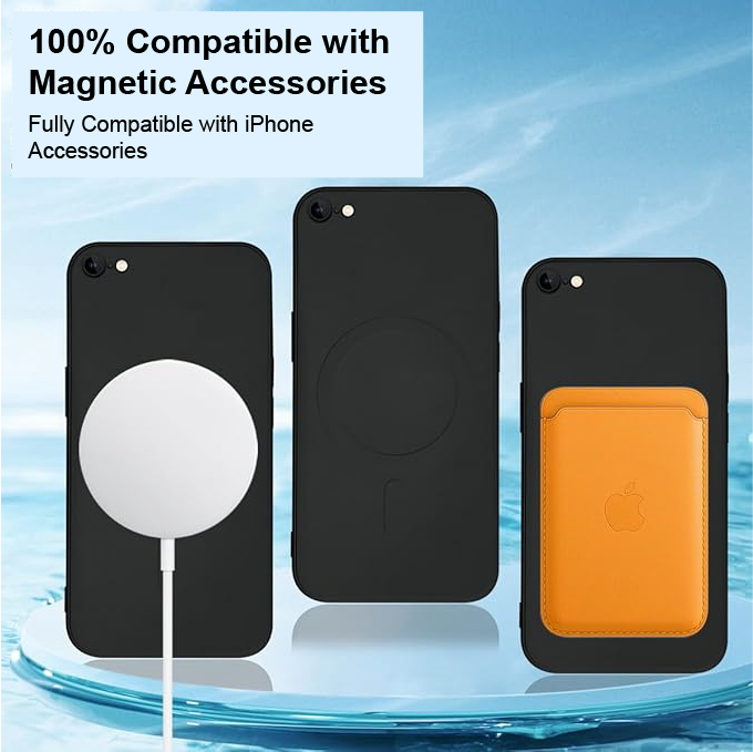 Magsafe Compatible Thin Case for iPhone 8