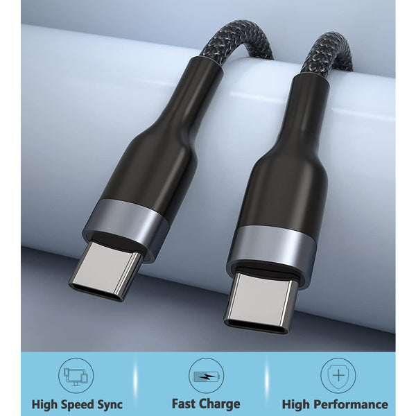 Type C to USB Type C cable Nylon (2m)