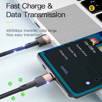 USB-A to USB-C Fast Charging cable 100W 7A - Essager