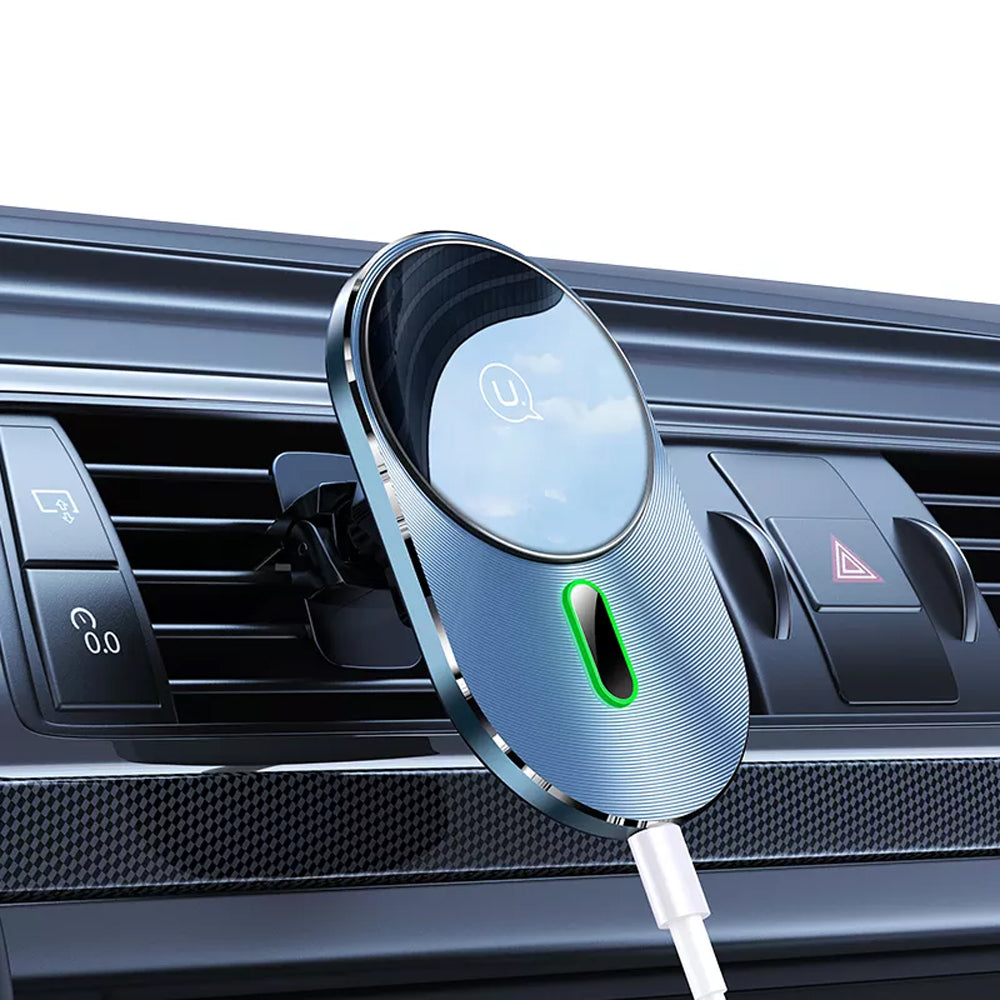 USAMS Magnetic Car Wireless Charging Phone Holder