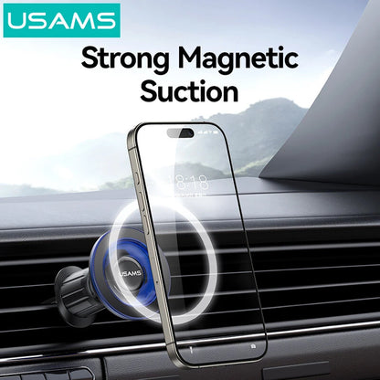 Magsafe Compatible Car Phone Holder Vent Mount 360° Adjustable Strong Grip - USAMS