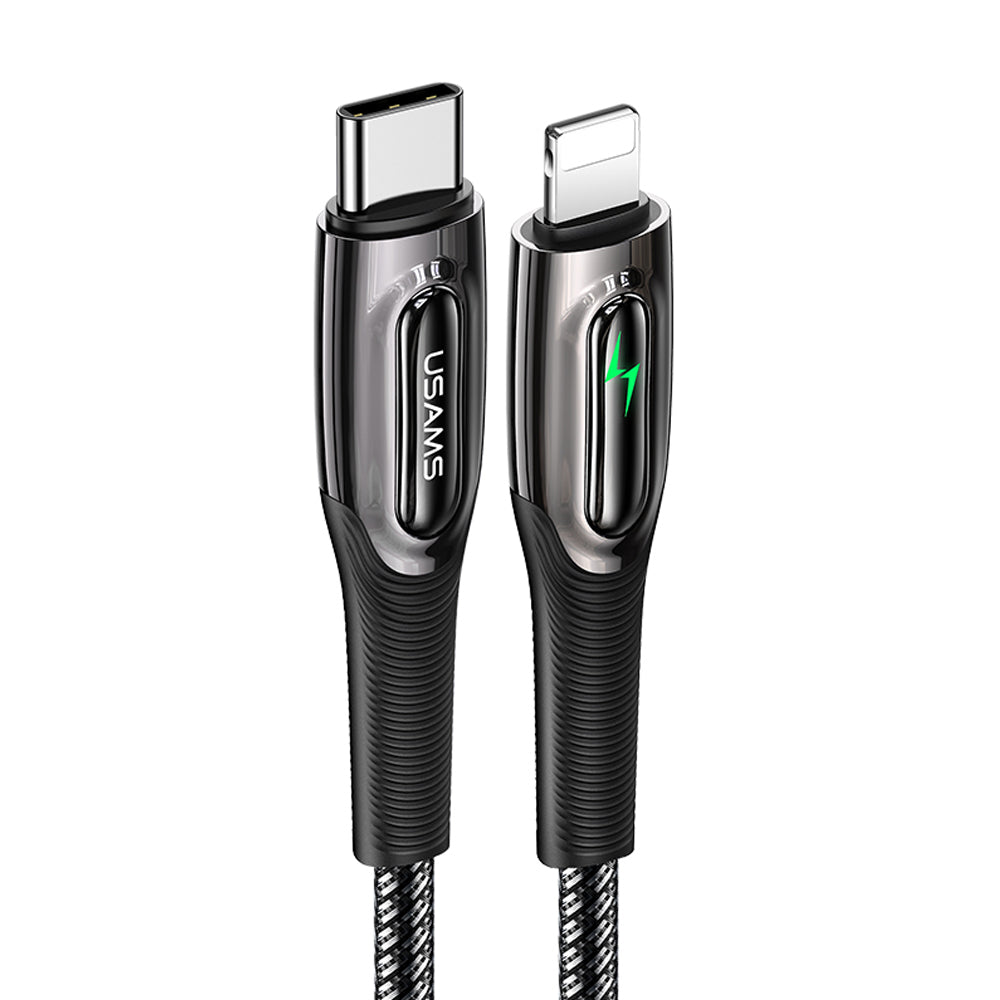 USAMS Smart Power-off 20W USB Type-C to Lightning cable