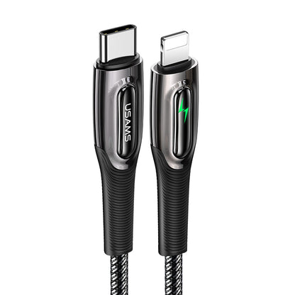 USAMS Smart Power-off 20W USB Type-C to Lightning cable