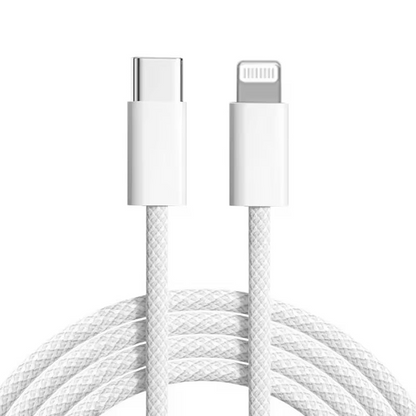 USB Type-C to Lightning - White