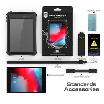 Shellbox Waterproof Case with Stand and Strap for iPad 10.2" 9th Gen