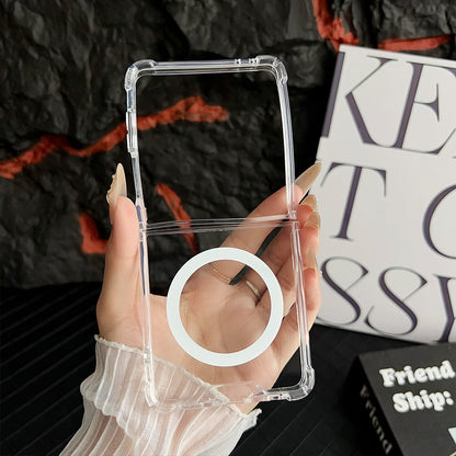 Clear Thin Magsafe Compatible Case for Samsung Galaxy Z Flip 7