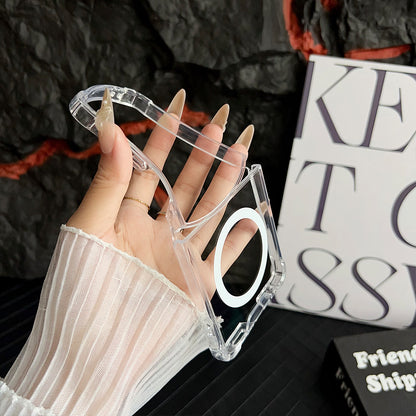 Clear Thin Magsafe Compatible Case for Samsung Galaxy Z Flip 7