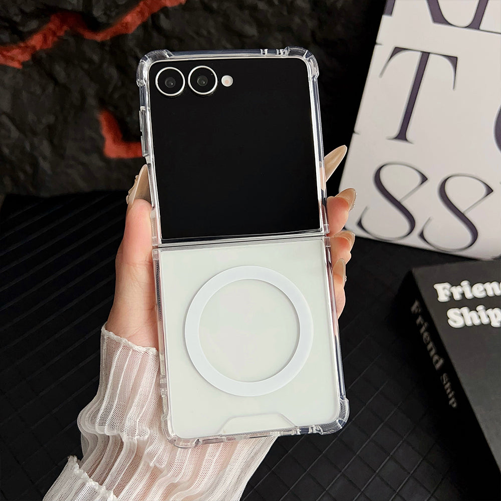 Clear Thin Magsafe Compatible Case for Samsung Galaxy Z Flip 7