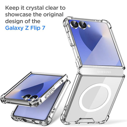 Clear Thin Magsafe Compatible Case for Samsung Galaxy Z Flip 7