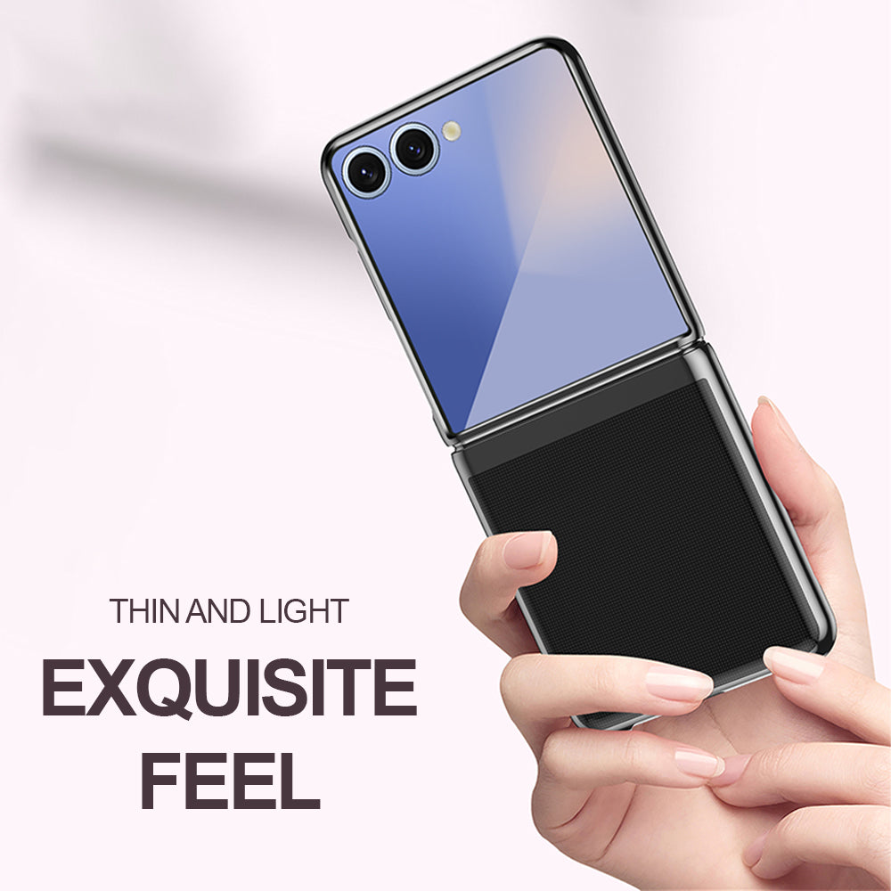 Metallic Clear Case for Samsung Galaxy Z Flip 7