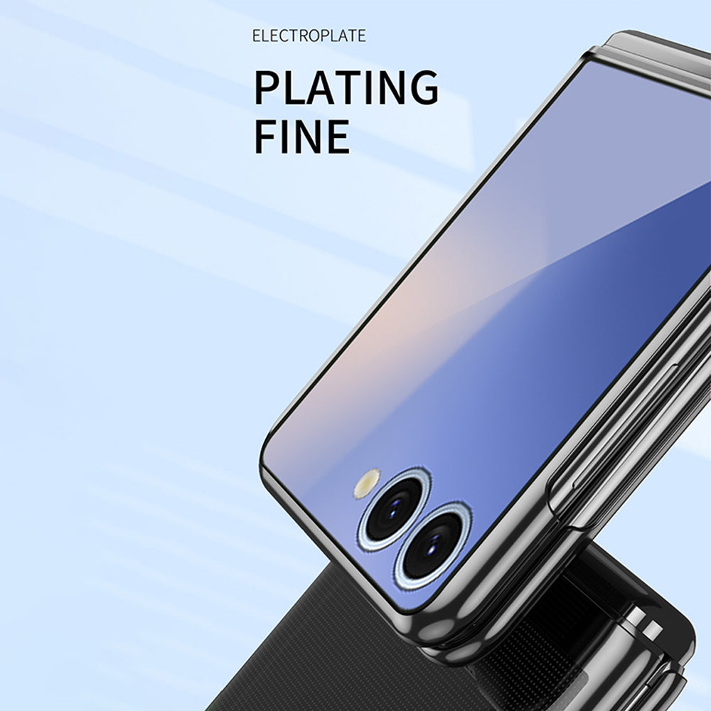 Metallic Clear Case for Samsung Galaxy Z Flip 7