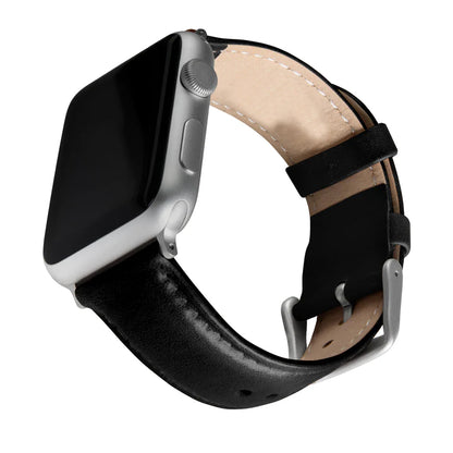 Smooth Leather Strap for Apple Watch Series 10