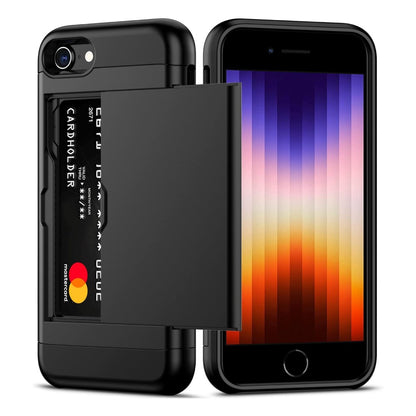 Heavy-Duty Card Holder Cover for iPhone SE (2020)