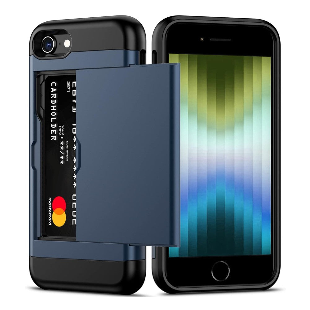 Heavy-Duty Card Holder Cover for iPhone SE (2020)