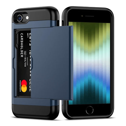 Heavy-Duty Card Holder Cover for iPhone SE (2020)