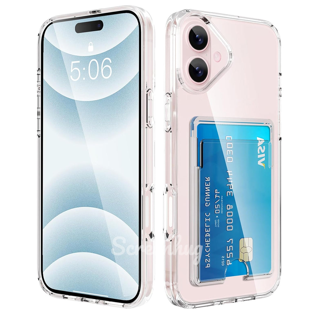 Clear Card case for iPhone 16 Plus