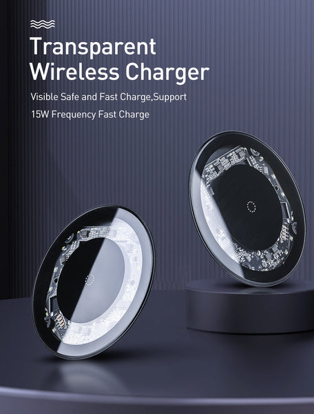 Crystal Wireless Phone Charger - 10W