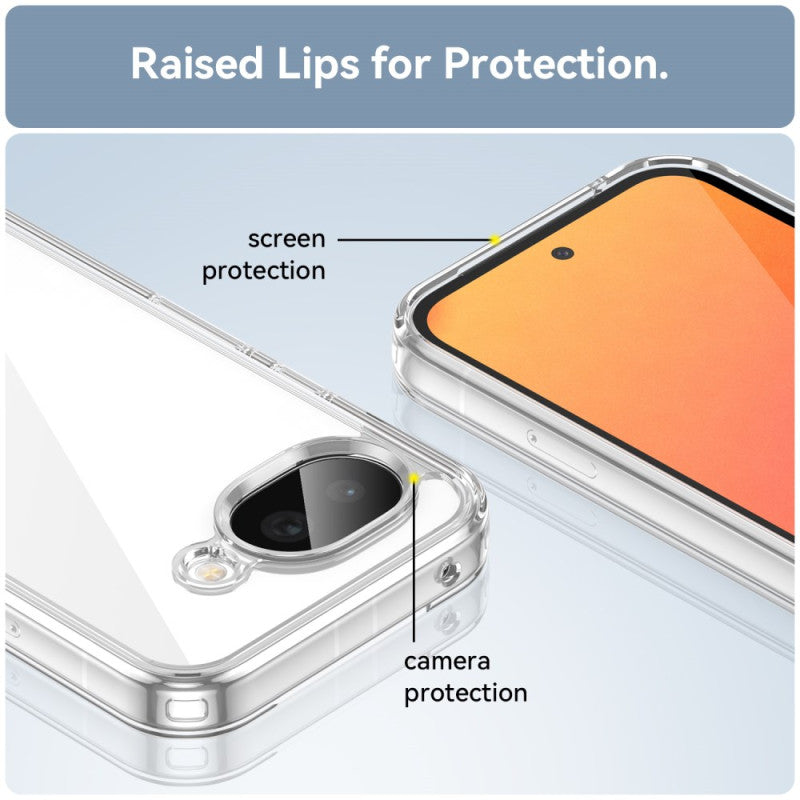 Transparent Clear Cover Case for Google Pixel 10a