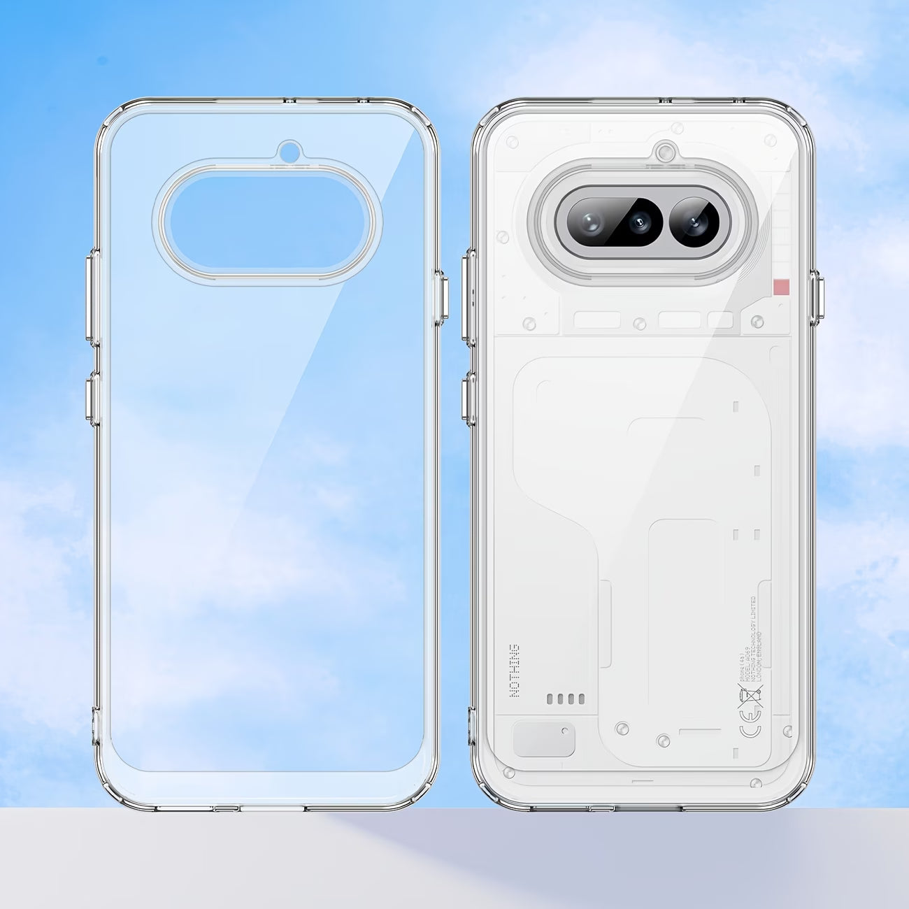 Transparent Clear Cover Case for Nothing Phone 4a