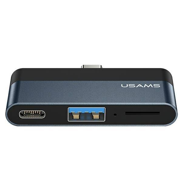 USB Type-C Mini HUB (Type-C + USB-A + Micro SD) USAMS