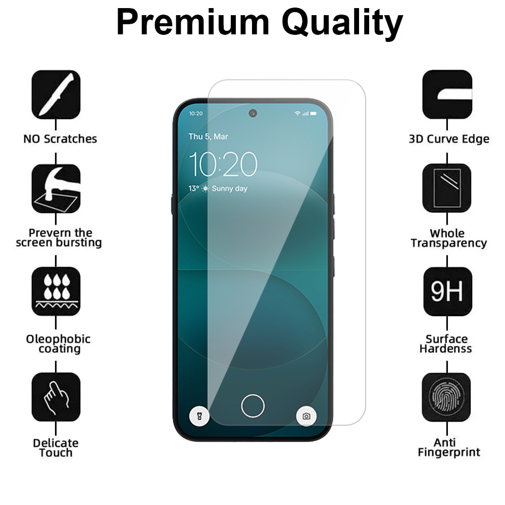 Glass Screen Protector for Nothing Phone 4A Pro
