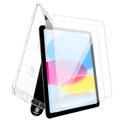 iPad (2022) 10th Generation 10.9" Glass Screen Protector [2-Pack] with Easy Alignment Frame – Clear, Premium by SwiftShield