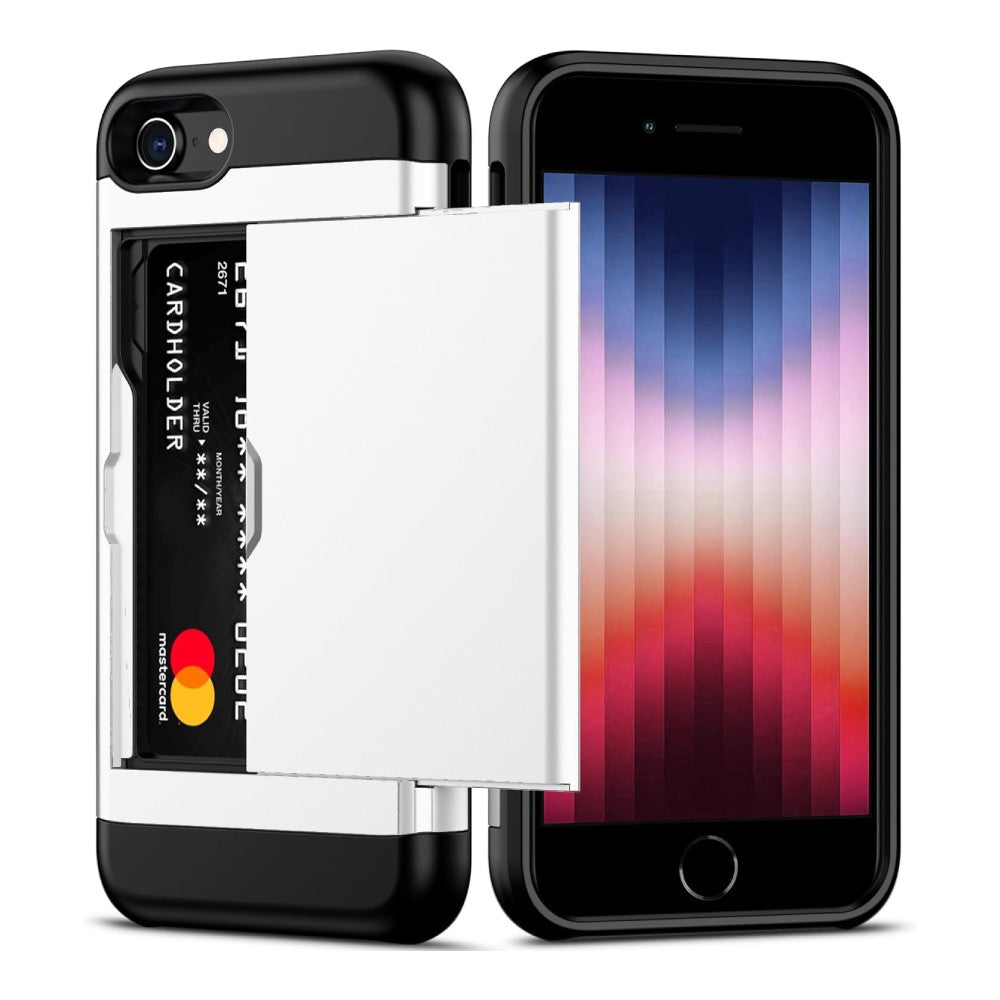 Heavy-Duty Card Holder Cover for iPhone SE (2020)