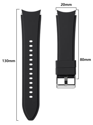 No Gap Rubber Strap for Samsung Galaxy Watch 7 44mm