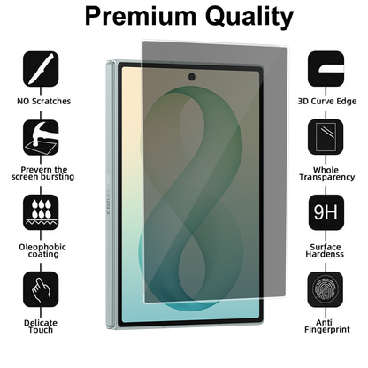 Front Cover Privacy Glass Screen Protector for Samsung Galaxy Z Fold 8 - Case Friendly