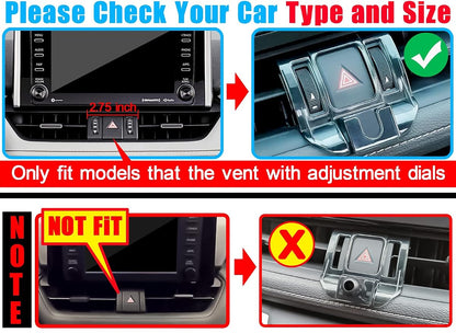 Magsafe Compatible Car Phone Holder for Toyota RAV4 Dashboard Mount by MOUNTY