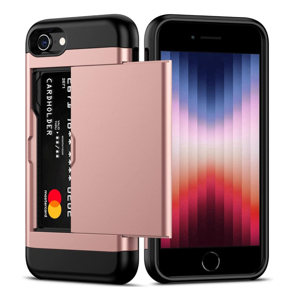 Heavy-Duty Card Holder Cover for iPhone SE (2020)