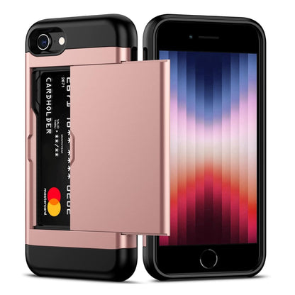 Heavy-Duty Card Holder Cover for iPhone SE (2020)