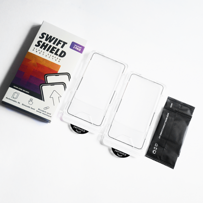 Samsung Galaxy S26 FE Tempered Glass Screen Protector [2-Pack] with Easy Alignment Frame – Clear, Premium by SwiftShield