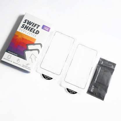 Samsung Galaxy S26 FE Tempered Glass Screen Protector [2-Pack] with Easy Alignment Frame – Privacy, Premium by SwiftShield