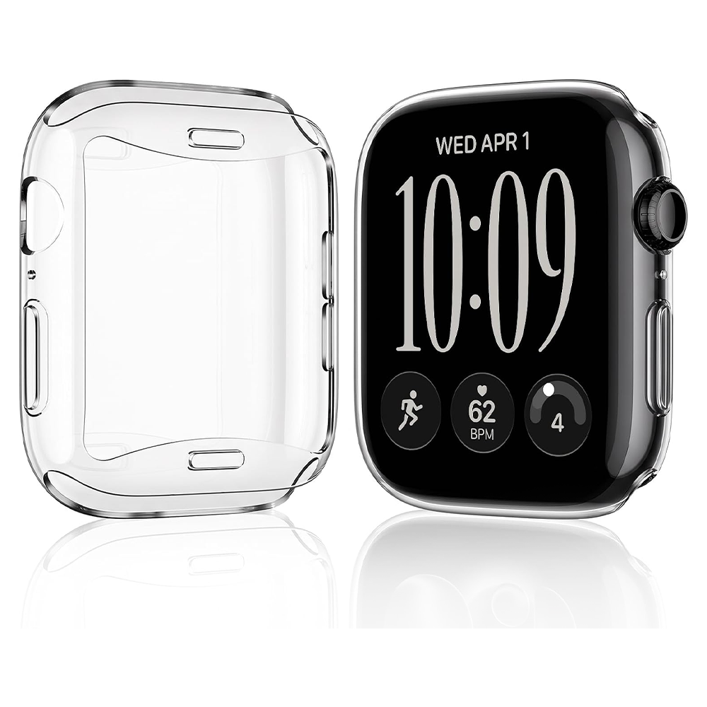 TPU Clear Case Screen Protector for Apple Watch Series 12 (42mm)
