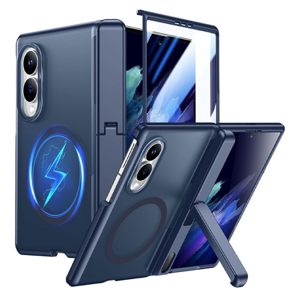 360 Magsafe Compatible Matte Case with Stand for Samsung Galaxy Z Fold 8