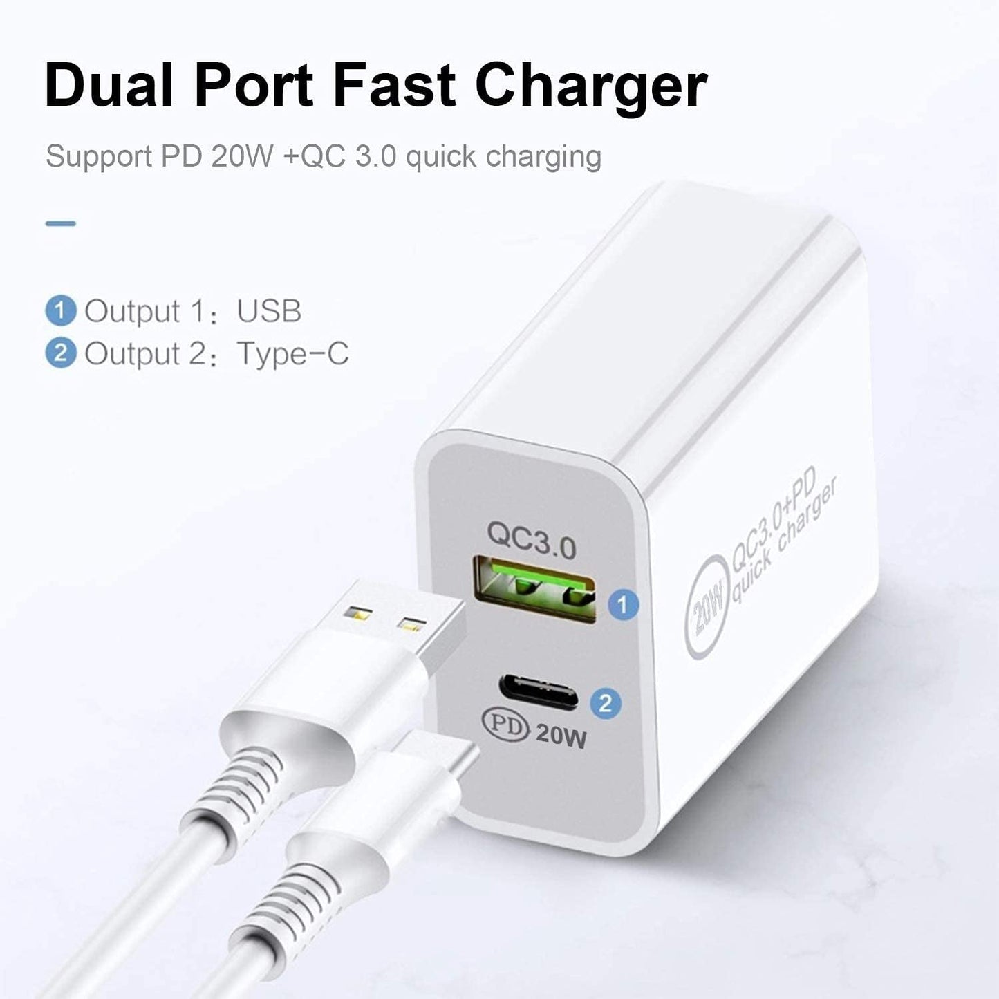iPhone 13 20W Fast Wall Charger with Lightning cable