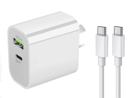 Samsung Compatible Fast Charger with USB-C Cable - New 20W