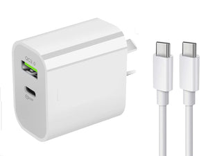 Samsung Fast Charger with USB-C Cable - New 20W