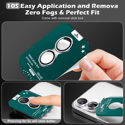 Camera Lens Protector Alloy Frame for iPhone 17