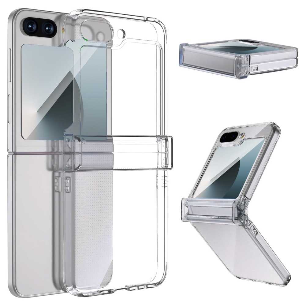 Hinge Protection Case for Samsung Galaxy Z Flip 6 - Clear