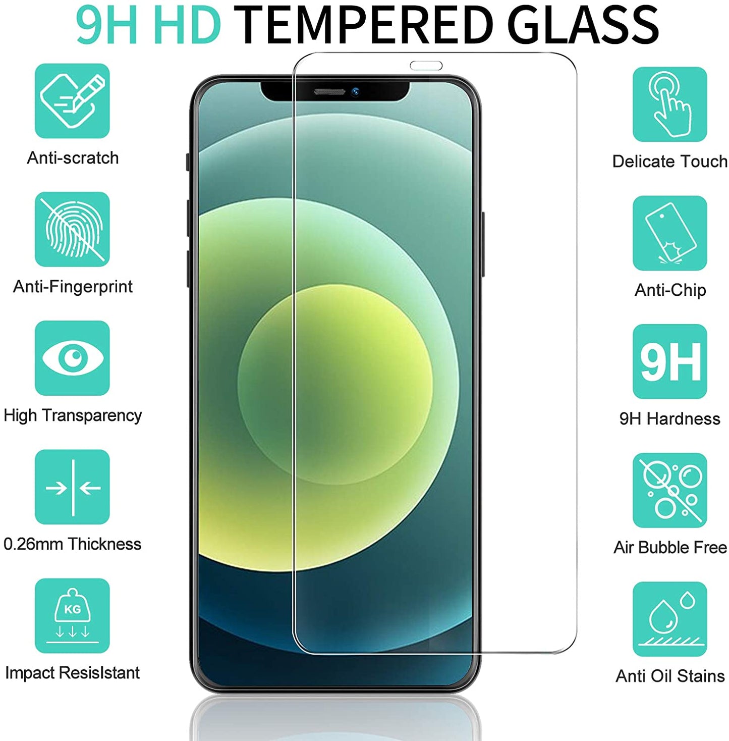 Glass Screen Protector for iPhone 12 / 12 Pro