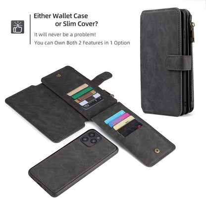 Coin Zip Wallet Case for iPhone 13 Pro Max