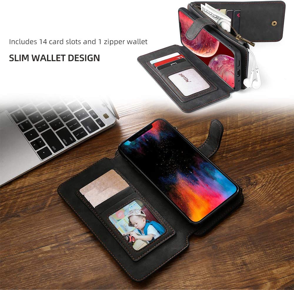 Coin Zip Wallet Case for iPhone 13 Mini