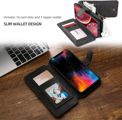 Coin Zip Wallet Case for iPhone 13 Pro