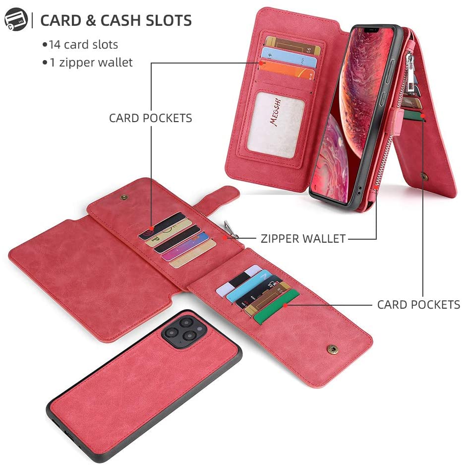 Coin Zip Wallet Case for iPhone 13 Pro