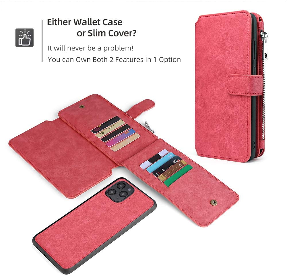 Coin Zip Wallet Case for iPhone 13 Pro Max