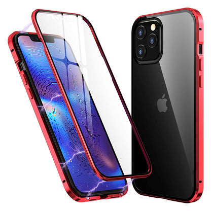 Metal Magnetic Glass Case for iPhone 13 Pro Max